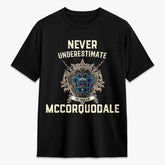 McCorquodale Tartan Crest 2D T-shirt - Never Underestimate Style